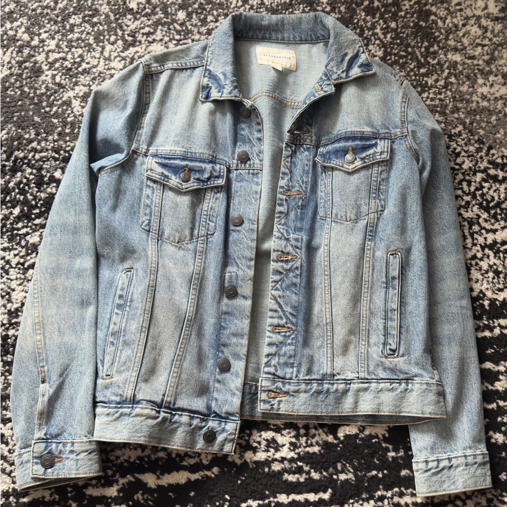 Aeropostale Blue Jean Jacket Classic Denim Style